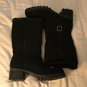 NWOT Kelly & Katie black platform boots